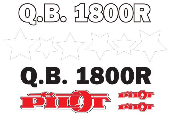 【受注生産品】Q.B.1800R用ステッカー