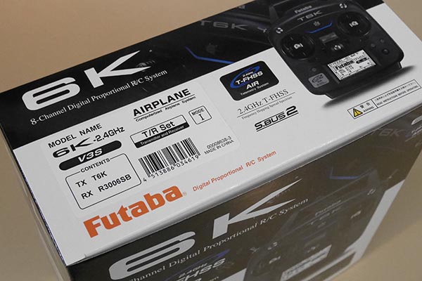 RCプロショップ トップモデルJapan / フタバ6K V3S (8ch-2.4GHz R3006SB付)飛行機用T/Rセット