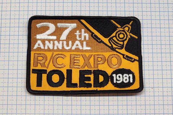 ワッペン　R/C EXPO TOLEDO 1981