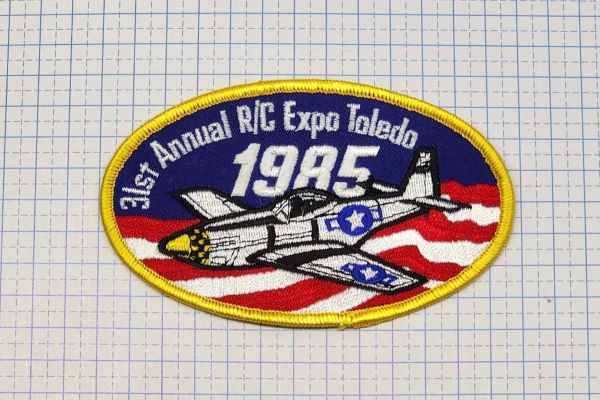 ワッペン　R/C EXPO TOLEDO 1985