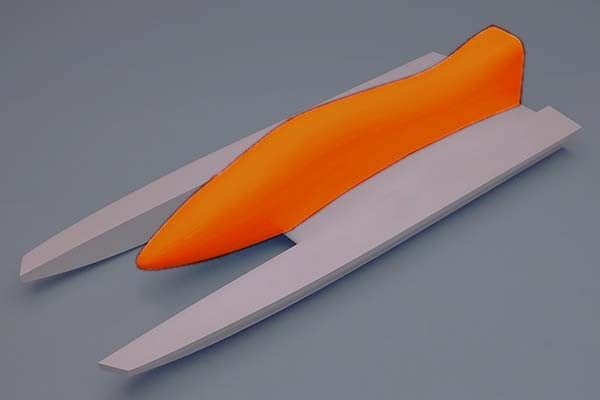 Aqua LM2 FRPキャビン　オレンジ（ネット限定商品）