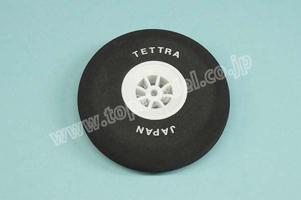 テトラ  TET01163 軽量スポンジタイヤ 80φU 軸径4.0mm